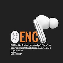 Venüs Bluetooth Kulaklık Enc & Anc Teknolojili 5.4 Siyah