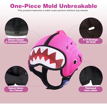 Mambobaby Bebek Koruma Başlığı - Köpekbalığı, Pembe