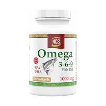 Ncs Omega 3-6-9 Fish Oil 1000 MG 200 Softgels