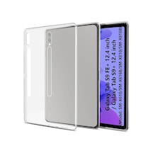 Samsung Galaxy Tab S9 Plus Sm-x810 Uyumlu Arka Şeffaf Kılıf, Ultra İnce Silikon Ve Darbeye Dayanıklıdır