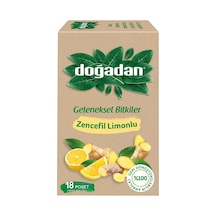 Doğadan Zencefil & Limon Bitki Çayı 18'li Poşet - 35 G 4'li Avantaj Paketi - 4 Adet Tarı 34 G