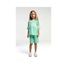 U.s. Polo Assn. Kız Çocuk Yeşil Bermuda Takım Us2091 Yeşil
