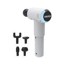 Homedics Mini Masaj Tabancası Masaj Tabancası Taşınabilir Fizyoterapi Masaj Aleti, Profesyonel Physio Derin Masaj Aleti, Fasya Masaj Aleti, 5 Masaj Başlığı, Kablosuz, Şarj Edilebilir - Beyaz