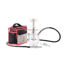 Kefo Trip Paslanmaz Çelik Çantalı Cam Nargile Takımı