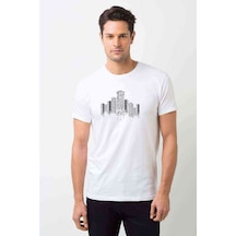 Silhouette Building Erkek Beyaz Tshirt (531021408)