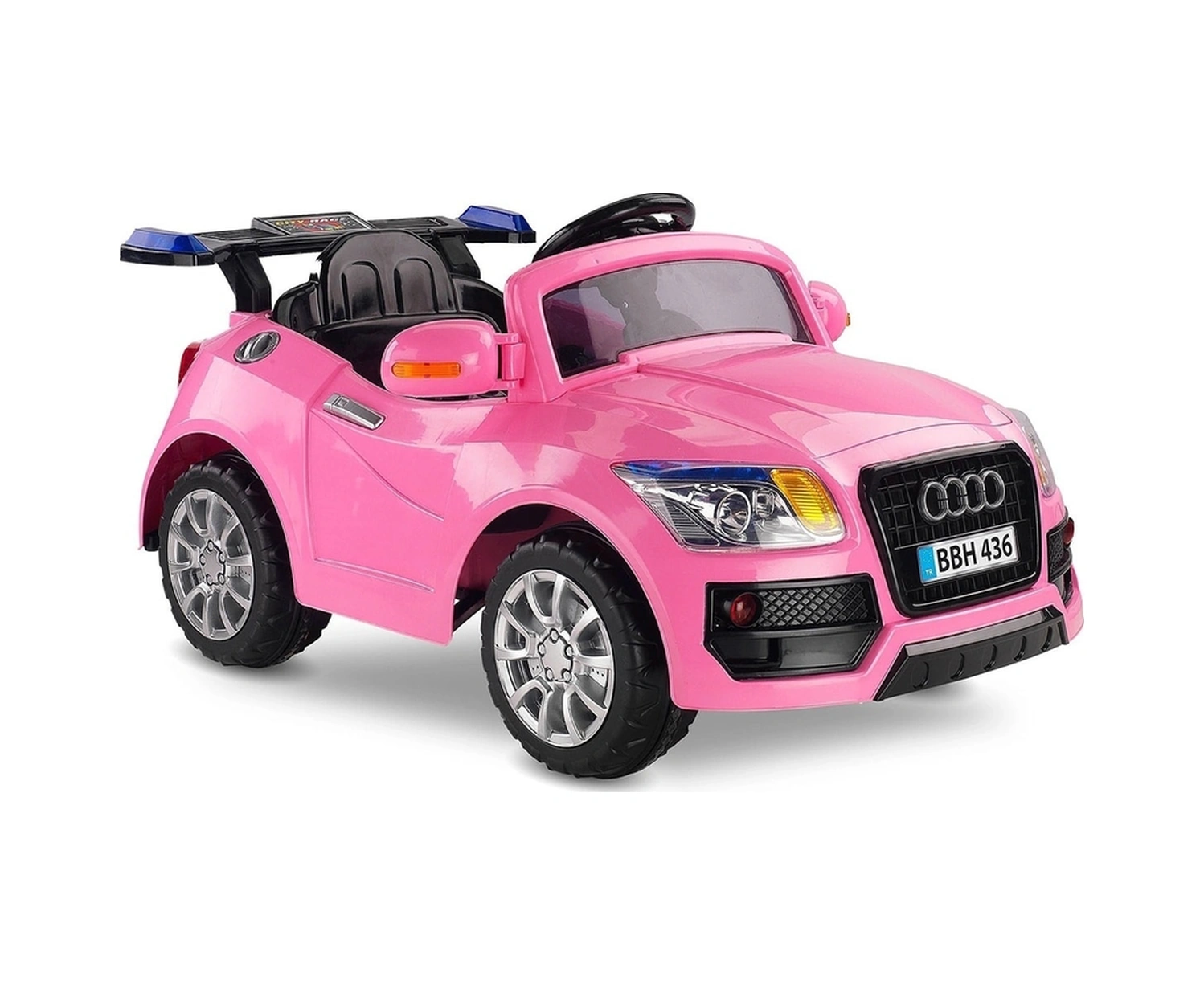 Öykü Bebek Dünyası 436 Audi 12v Pembe Akülü Araba Pembe