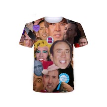 Snapbuy 3d Baskılı Hip Hop Harajuku Kısa Kollu T-shirt - Yazlık Eğlenceli Aktör Desenlikoyu Grierkek Koyu Gri