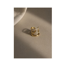 Démila Premium Stella Star Earcuff Altın Altın
