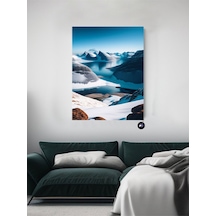 Nordik Dağları Iskandinav Tarzı Poster