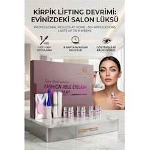 Mey İthalat Kirpik Perma Seti Profesyonel 8 Hafta Kalıcı Kirpik Kıvırma 50 Kullanım Lifting Etk