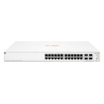 Hp Aruba Instant On, Jl683b, 1930-24g, 24port, Gigabit, Poe 195w, 4 Port Gigabit Sfp, Yönetilebilir, Rack Mount Switch