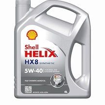 Shell Helix Hx8 Synthetic 5W-40 Tam Sentetik Motor Yağı 4 L