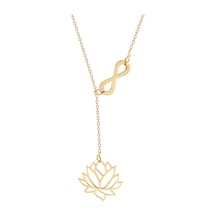 Glorria Altın Lotus Çiçeği Kolye N11.28891