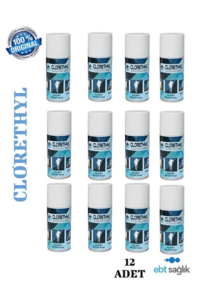 Clorethyl Soğutucu Sprey 12 x 150 ML