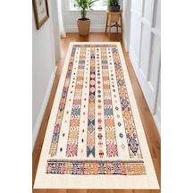 Eliana Home Dijital Baskı Yıkanabilir Kaymaz Taban Salon Halısı Ve Yolluk Rv133-fnl438 Bej