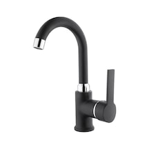 İtimat Idea Siyah 563Kcb Kuğu Lavabo Bataryası