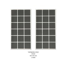Zemin Koruyucu, 35x35 Mm Keçe, Siyah 2 Adet Siyah