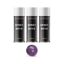 3 Adet Ral 4005 Leylak Mor Sprey Boya 400 Ml.