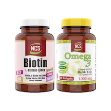 Ncs Omega 3 Balık Yağı 60 Kapsül + Ncs Biotin 60 Kapsül