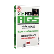 Yargı 2026 Meb Ags Eğitim Bilimleri Ve Türk Milli Eğitim Sistemi Ölçme Ve Değerlendirme Soru Bankası