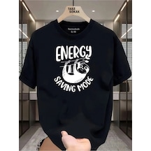Tarzsokak Unisex Energy Saving T-shirt Siyah