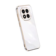 Xiaomi Redmi Note 14 Pro Plus Uyumlu Kılıf Volet Silikon - Beyaz