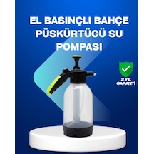 Mey İthalat Basınçlı Manuel Köpük Pompası 2l Ayarlanabilir Sprey Başlıklı Temizlik