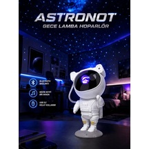 Ers Projeksiyon Astronot Lamba Speaker Sevimli Astronot Bluetooth Hoparlör Yeni Nesil