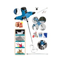 Böhrer Hb0010t 4800wf Devir Ayarlı 6 Kademeli Dark Blue Elektrikli Alçı Boya Ve Harç Karıştırıcı