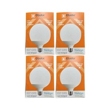 15w 100w 6500k Beyaz Işık E27 G95 Led Ampul, 4 Adet Diğer