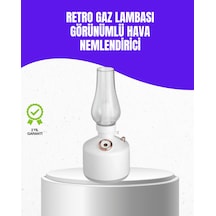 Shnstore Retro Gaz Lambası Görünümlü Ledli Buhar Püskürtücü Aroma Difüzör Shntknd0720