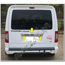 Woc Chrome Ford Connect Krom Bagaj Çıtası 2009-2014 Paslanmaz Çel