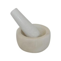 Tr Mayasa Karbeyaz Mermer Havan, Ø9.5x5 Cm 8781