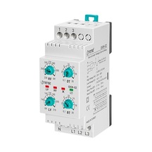 Gkm-02 Trifaze Aşırı -düşük Gerilim Kontrol Rölesi Monofaze Kadran Dın Kutu