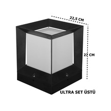 Ultra Set Üstü Bahçe Lambası Zita Dış Mekan Bahçe Aydınlatma Armatürü Ip54 E27 Duy Diğer