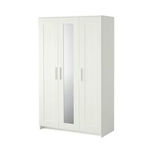 Ikea Beyaz Geniş Kapaklı Gardırop