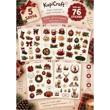 Yılbaşı Temalı Sticker Seti - Newyear - Yılbaşı Sticker Set 0