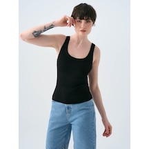 Loft Siyah Kadın Kolsuz T-shirt Lf2038440 Siyah