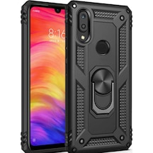 Huawei P Smart 2019 Yüzüklü Standli Vega Kilif Ekran Koruyucu 510330881
