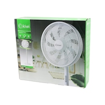Kiwi Kfan-7627 41cm 50w Ev Tipi Ayaklı Vantilatör 3-kademe Hız 9-pls.kanat Sigortalı Sessiz Motor Yükseklik: 125cm 5224