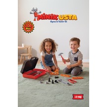 Minik Usta Oyuncak Tamir Seti 25 Parça Çantalı Çocuk Alet Seti Oyna Ve Tamir Et 3 Yaş+ Beyaz