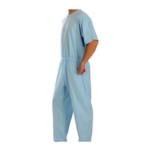 Medtex EH-30F Sırt-Bacak Fermuarlı Alzheimer Erkek Hasta Tulumu M