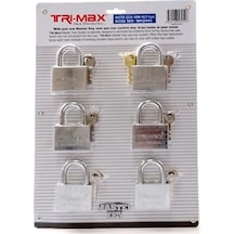 ASMA KİLİT ÇELİK 55 MM 6 LI SET