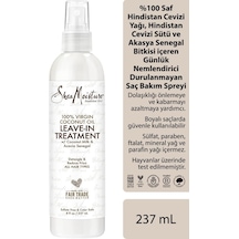 Shea Moisture %100 Saf Hindistan Cevizi Yağlı Günlük Nemlendirici Durulanmayan Saç Bakım Spreyi 237ML