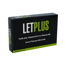 Letplus Folik Asit + Vitamin B12 + Vitamin B6 İçeren Takviye Edici Gıda 90 Tablet