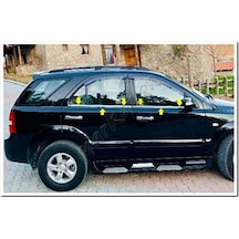 Woc Chrome Kia Sorento Krom Cam Çıtası 2002-2009 4 Parça  Paslanma