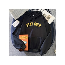 Tarzsokak Siyah Stay Gold The Outsiders Hoodies Movie Graphic Printing For Casual Long