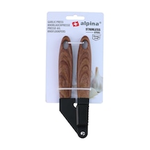Alp123 Sarımsak Ezici 18 Cm Siyah