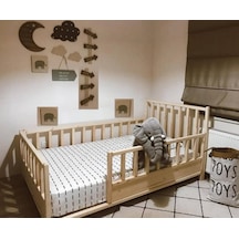 Babykinder Baby Kinder Tuna Doğal Montessori Bebek Ve Çocuk Karyolası