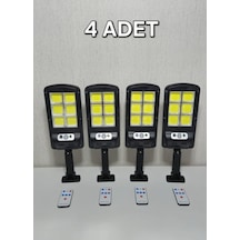 4 Adet Güneş Enerjili Kumandalı 3 Modlu Bahçe Ev Yol Mandıra Aydı